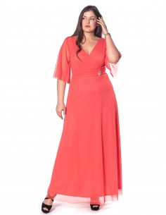Vestido largo moda curvy Laudi Moda