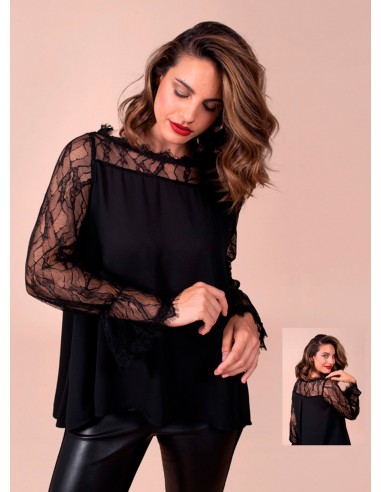 Blusa negra Laudi Moda