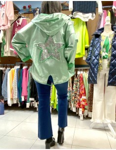 Chaqueta capucha Estrella Laudi Moda