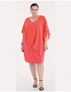 Vestido Capa Liso Laudi Moda 2