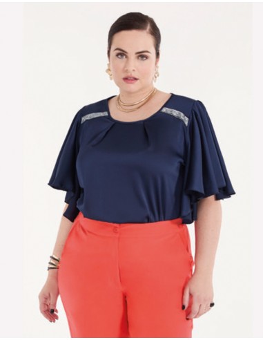 Blusa Lisa Mariposa Laudi Moda