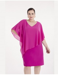 Vestido Capa Liso Laudi Moda