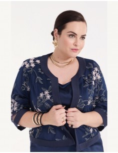 Chaqueta Tul Bordado Laudi Moda