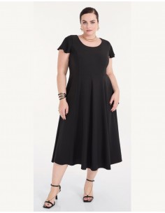 Vestido Midi Liso Laudi Moda