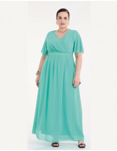 Vestido Largo Gasa Laudi Moda