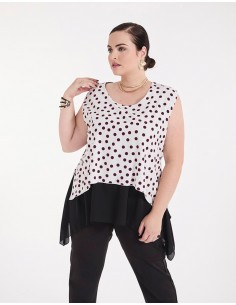 Blusón Evasé Estampado Laudi Moda