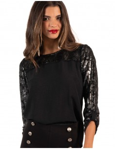 Blusa detalles Laudi Moda