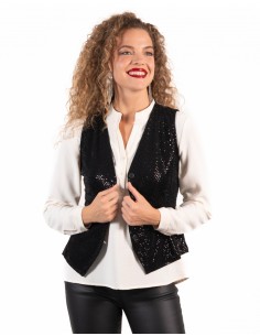 Chaleco lentejuelas Laudi Moda 2
